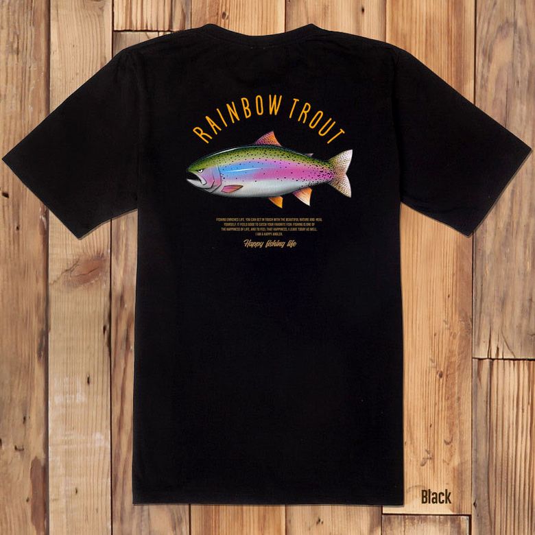 FICO_tshirts-245 피코앵글러 낚시 브랜드 무지개송어 디자인 티셔츠 반팔티