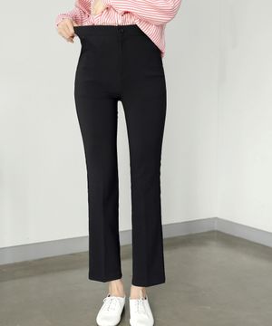 히든밴딩 긴밑위  편한 하이 슬랙스