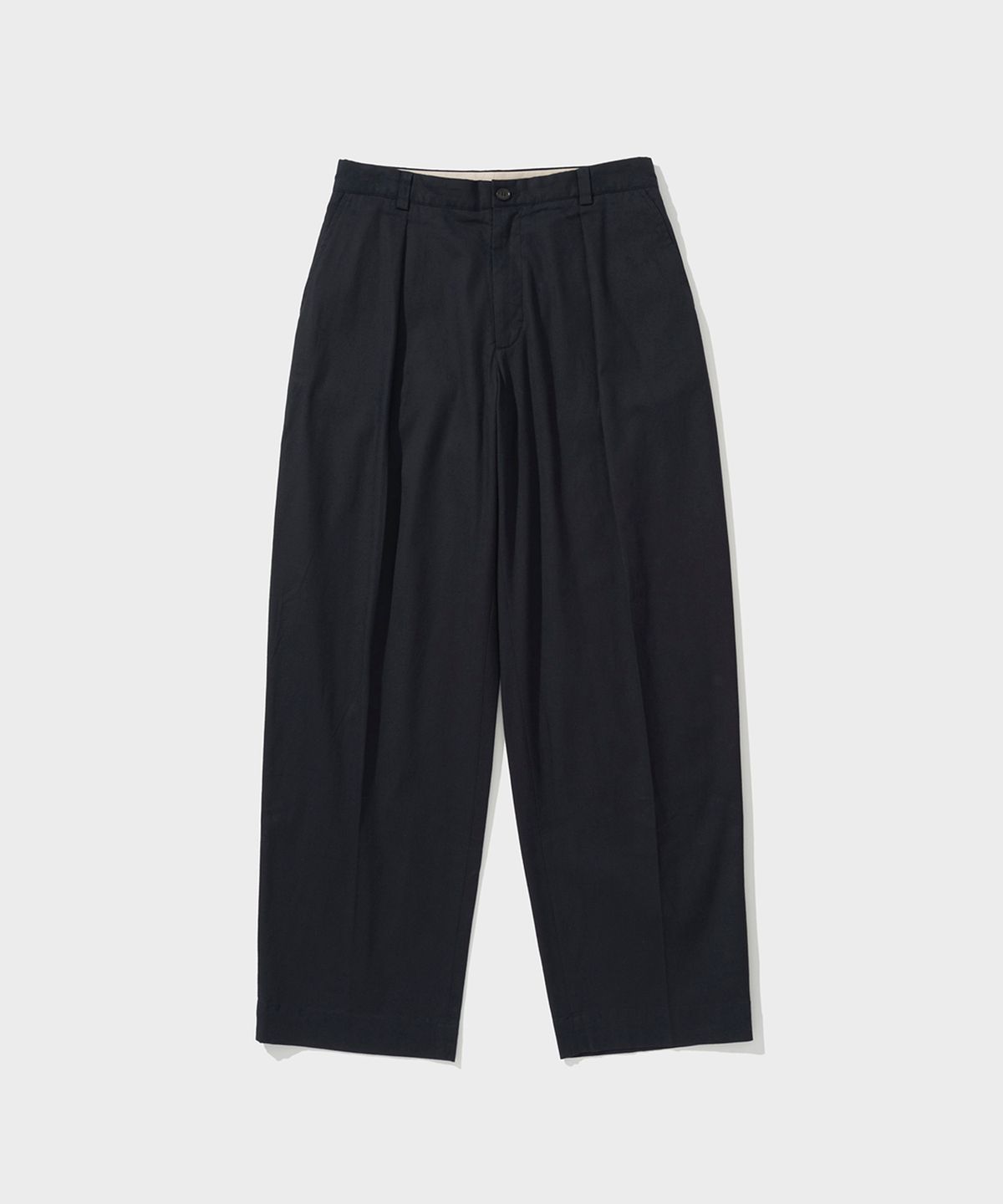 셔터(SHIRTER) FLANDERS ONE PLEATS PANTS (NAVY)