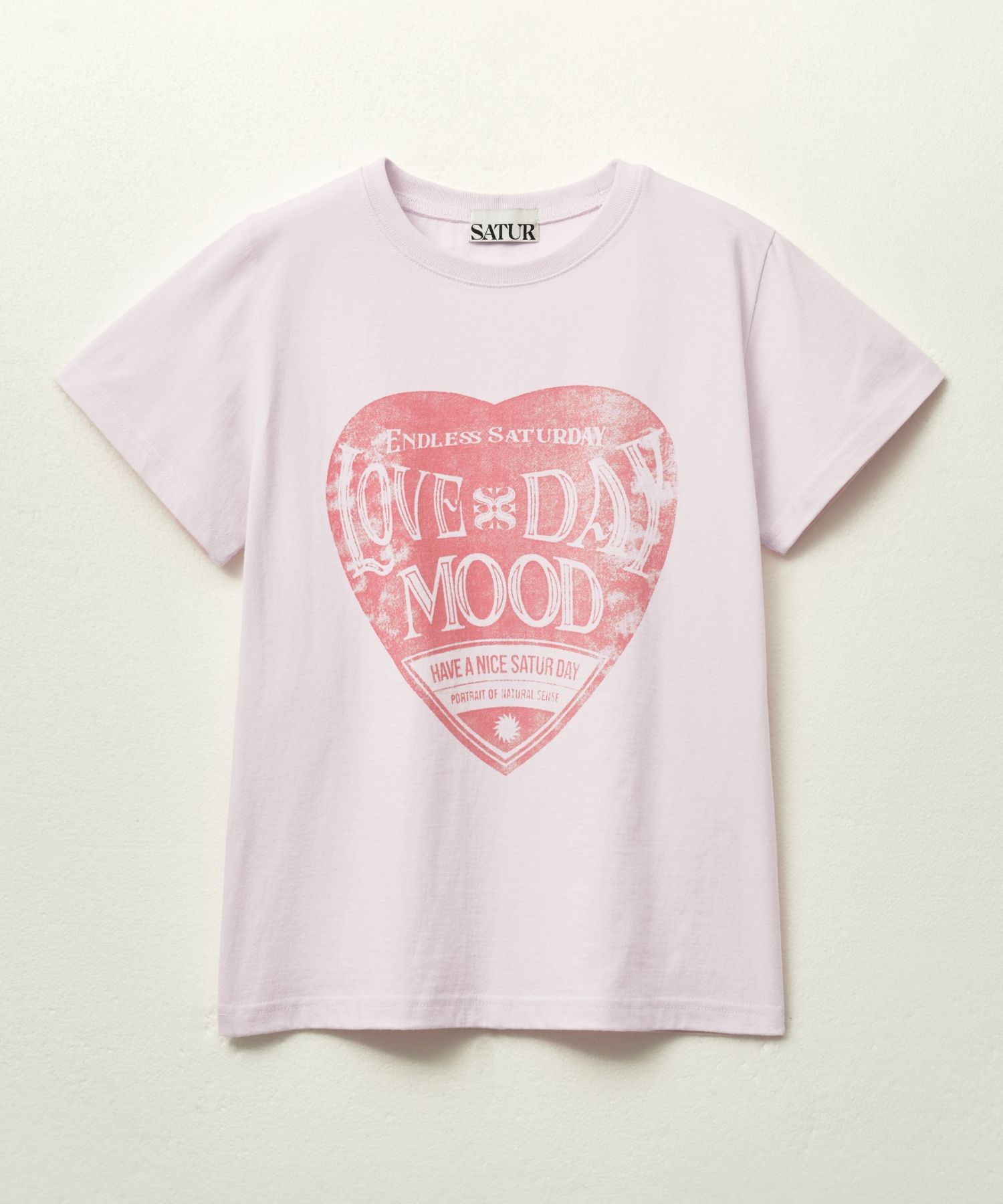 ★SATUR★ Saturday Retro Mood Graphic Short Sleeve T-Shirt N MUSINSA | SATUR (W) Saturday Retro Mood Graphic Short Sleeve
