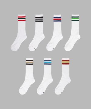 [3PACK] 1507 유니섹스 스트라이프 애슬레틱 삭스 - 컬러선택형