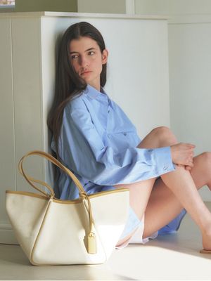 벌스 쇼퍼백 캔버스 LW5SE4240_KH