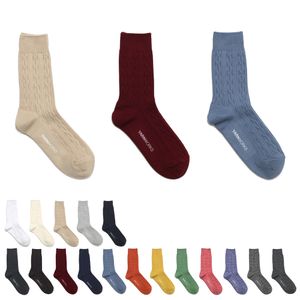 [3컬러 선택팩][17컬러]WORK BASIC CABLE 베이직 케이블 양말