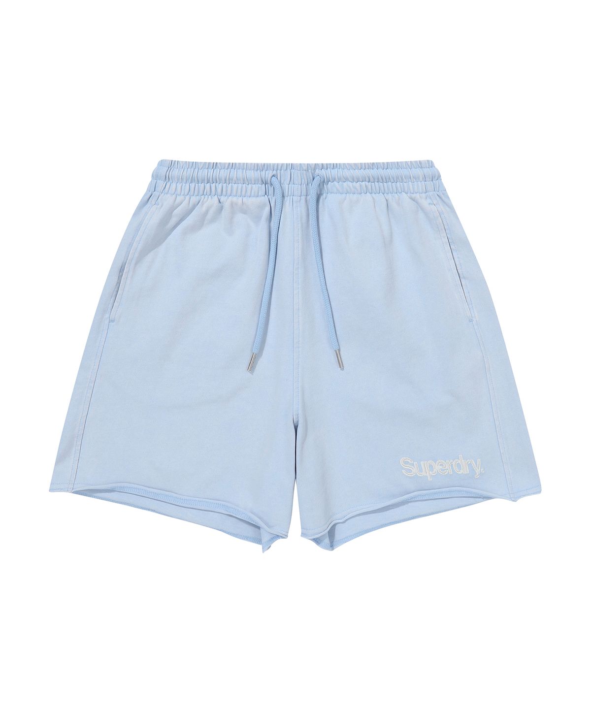 슈퍼드라이(SUPERDRY) W 빈티지 워시드 쇼츠 라이트 블루