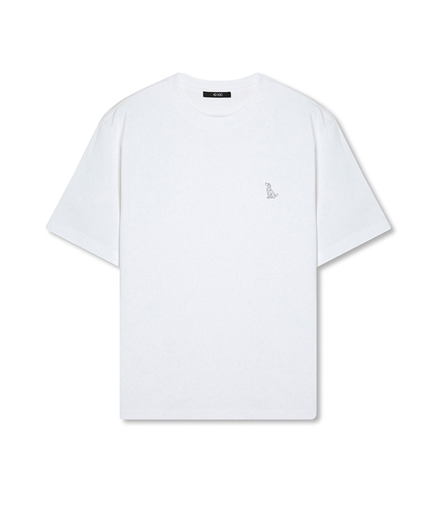 ◆SATUR◆ All Day Slavic Short Sleeve T-Shirt Organic White MUSINSA | AD HOC Men's Puppy Print Short Sleeve T-Shirt (O