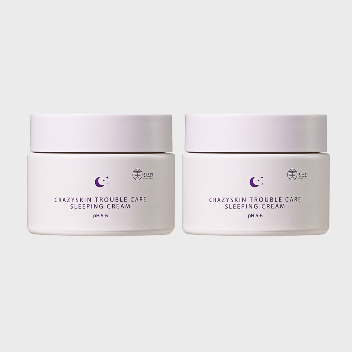 미친스킨(CRAZYSKIN) 트러블케어 수면크림 업그레이드 50g 2개