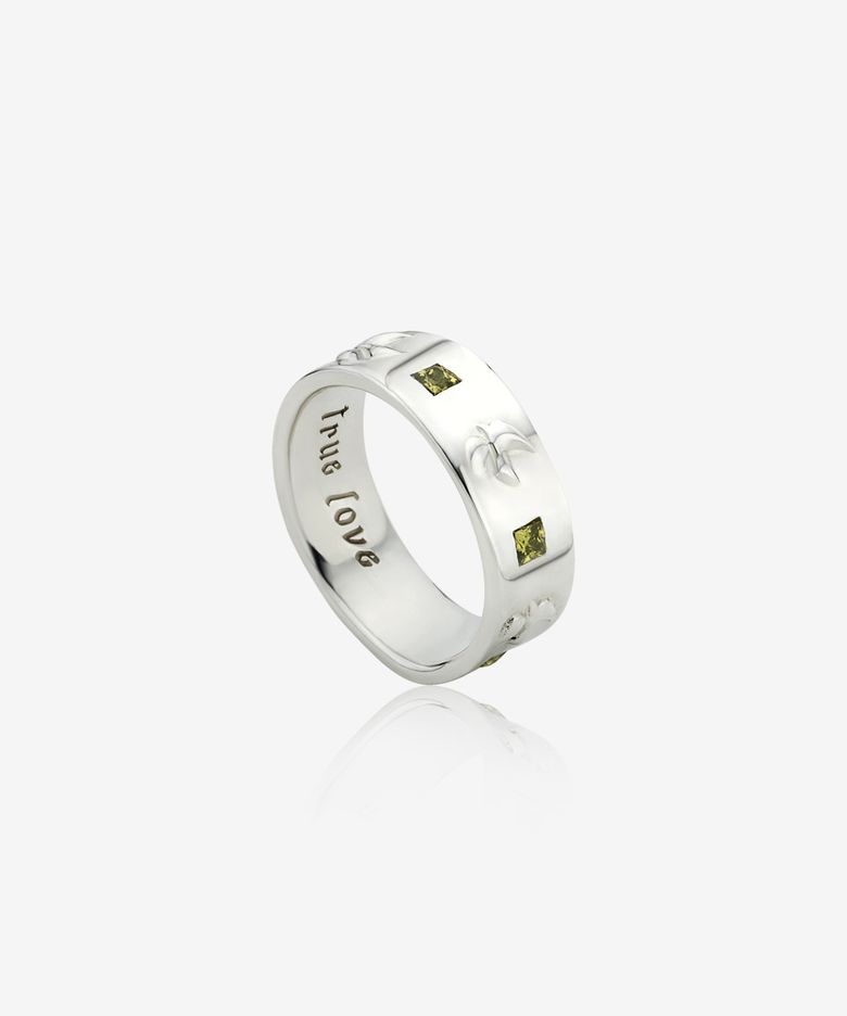 Fede square ring, MOSS (Gloss finish)