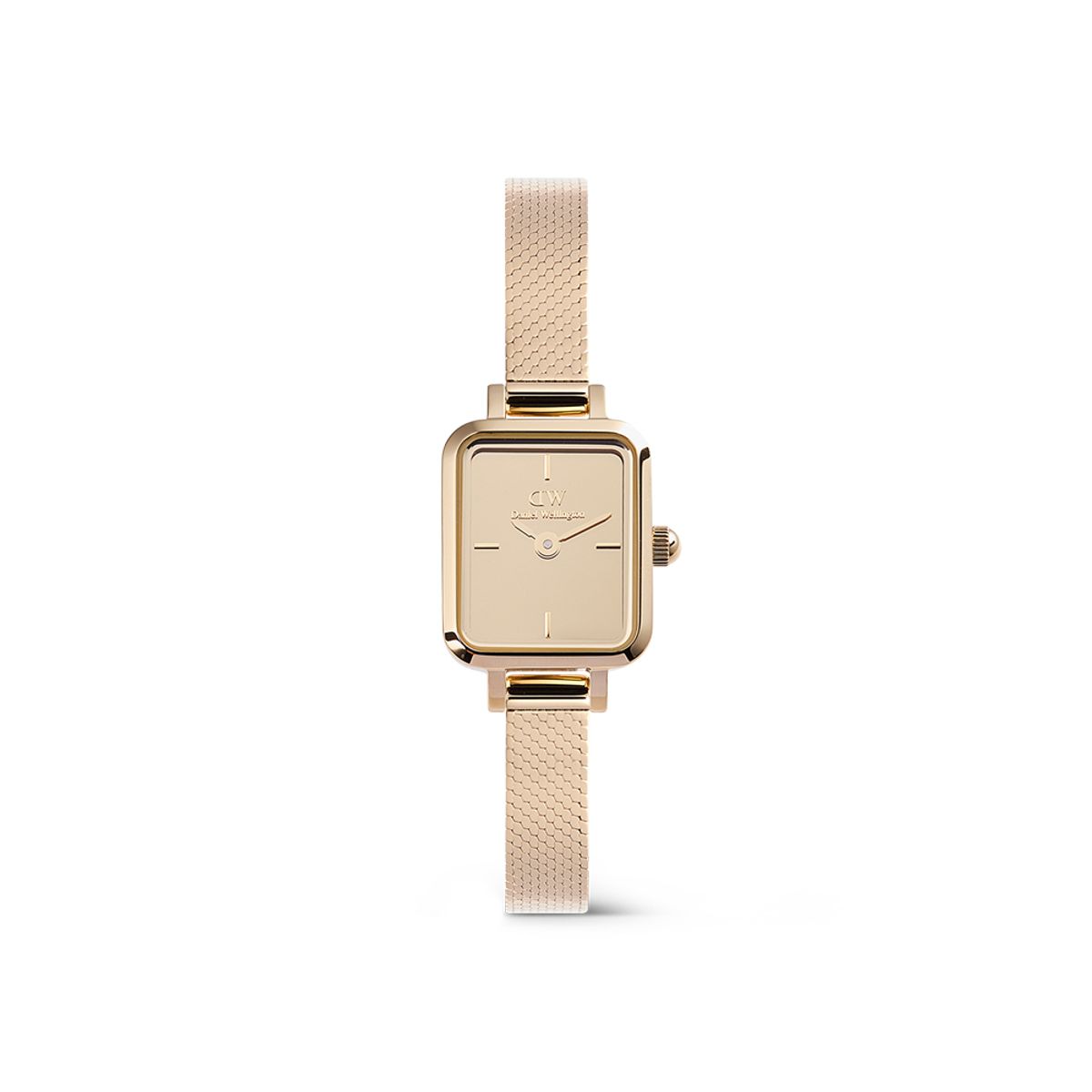 다니엘 웰링턴(DANIEL WELLINGTON) QUADRO MINI REFLECTION 폴리시드 메탈 유광 여성손목시계