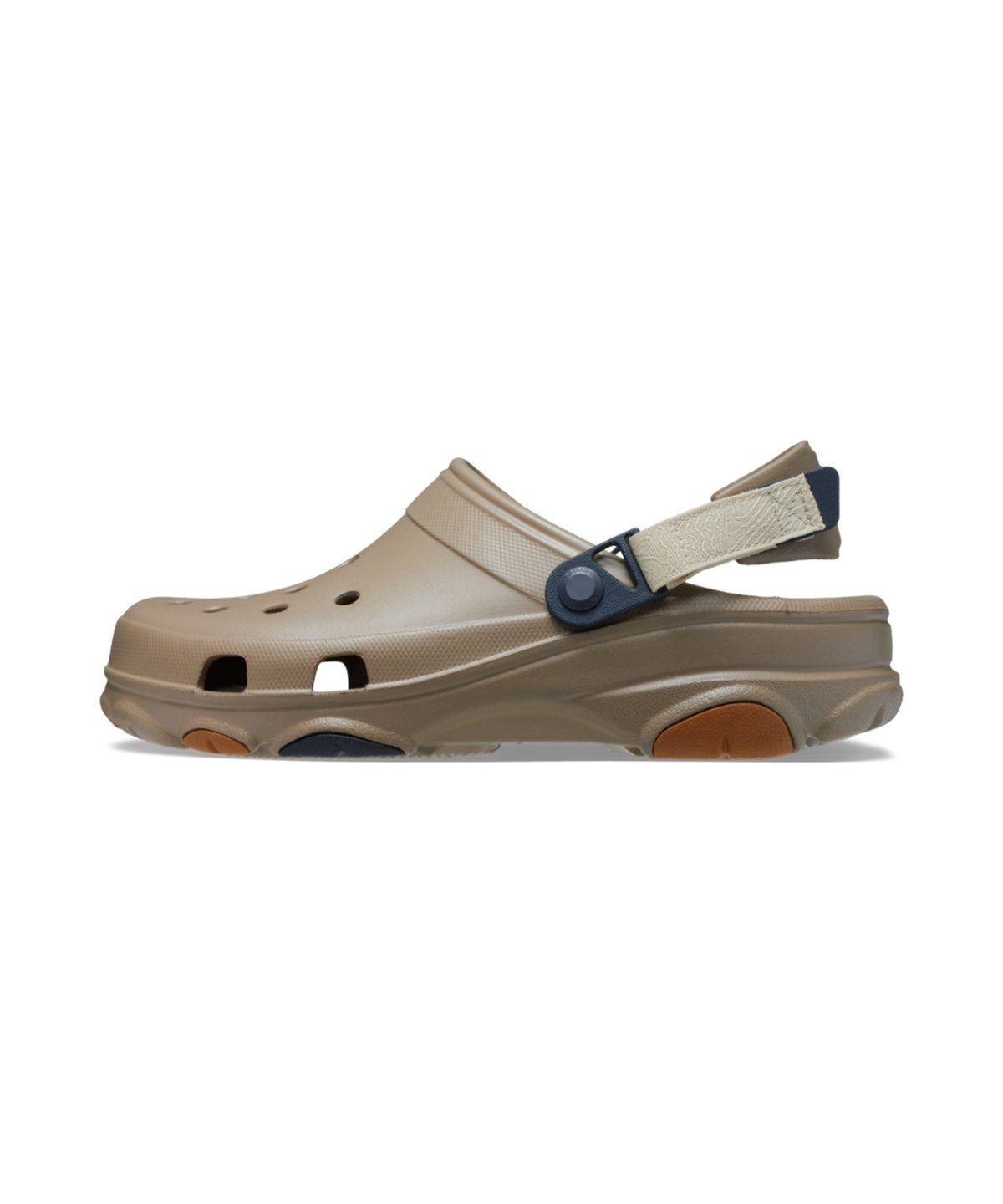 크록스(CROCS) 올터레인 클로그 - 카키/멀티 / 206340-2F9
