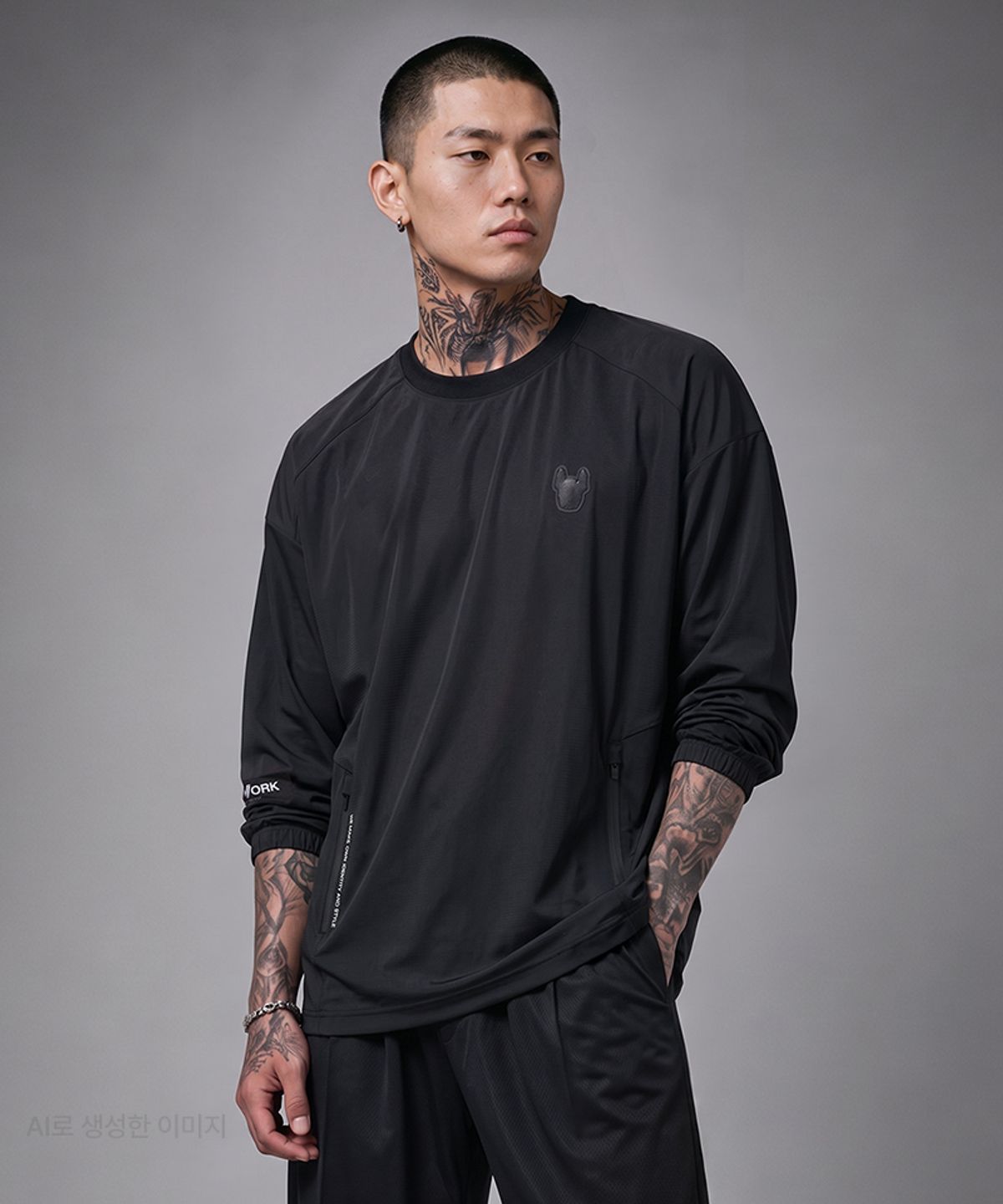 라이프워크(LIFEWORK) 글리스 라독 긴팔 맨투맨