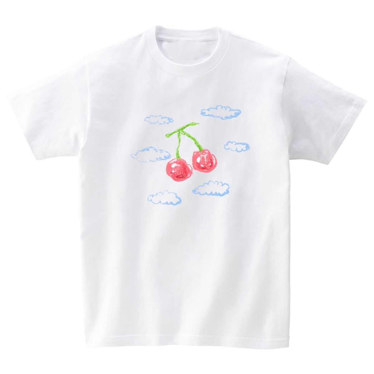 어썸어스(AWESOMEUS) Cherry and Clouds T-SHIRTS_4COLOR