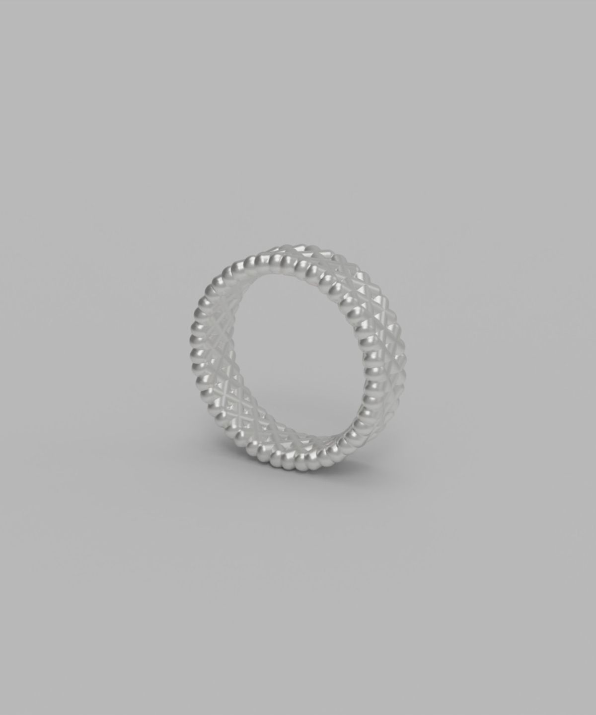 르네오브제(RENEOBJET) RAY  INTERLACED X RING  [STERLING SILVER] 패턴 실버 925 링 포인트 반지