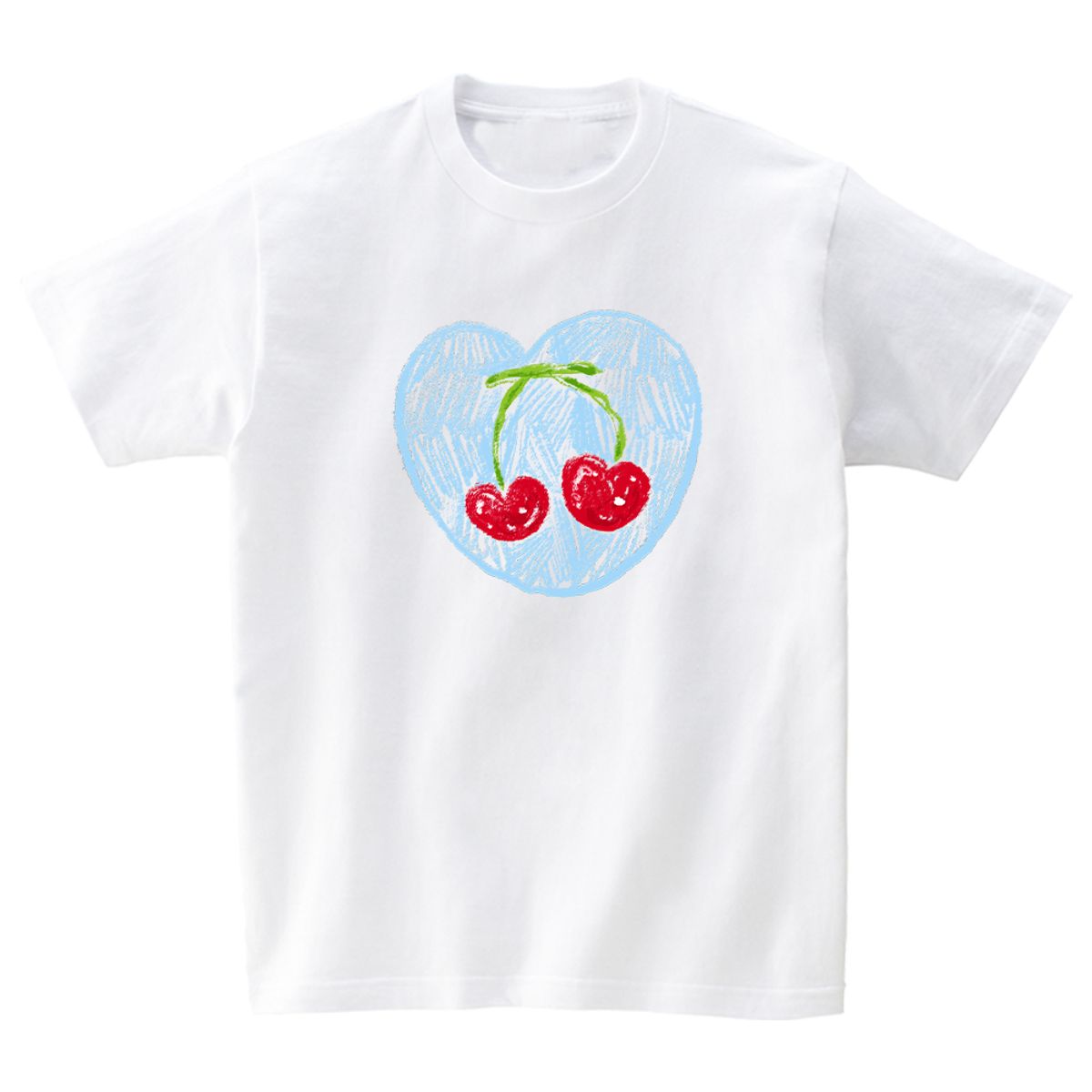 어썸어스(AWESOMEUS) Heart cherry T-SHIRTS_4COLOR