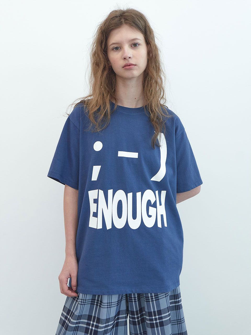 [ENZO BLUES] ENOUGH ルーズTシャツ MUSINSA | ENZO BLUES ENOUGH Boxy T-Shirt (White)