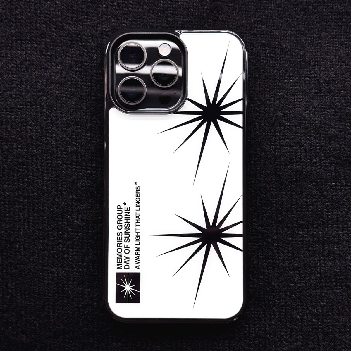 메모리즈바운더리(MEMORIESBOUNDARY) Radiant Days Graphic Phone Case(Glass_WH)/(MagSafe)