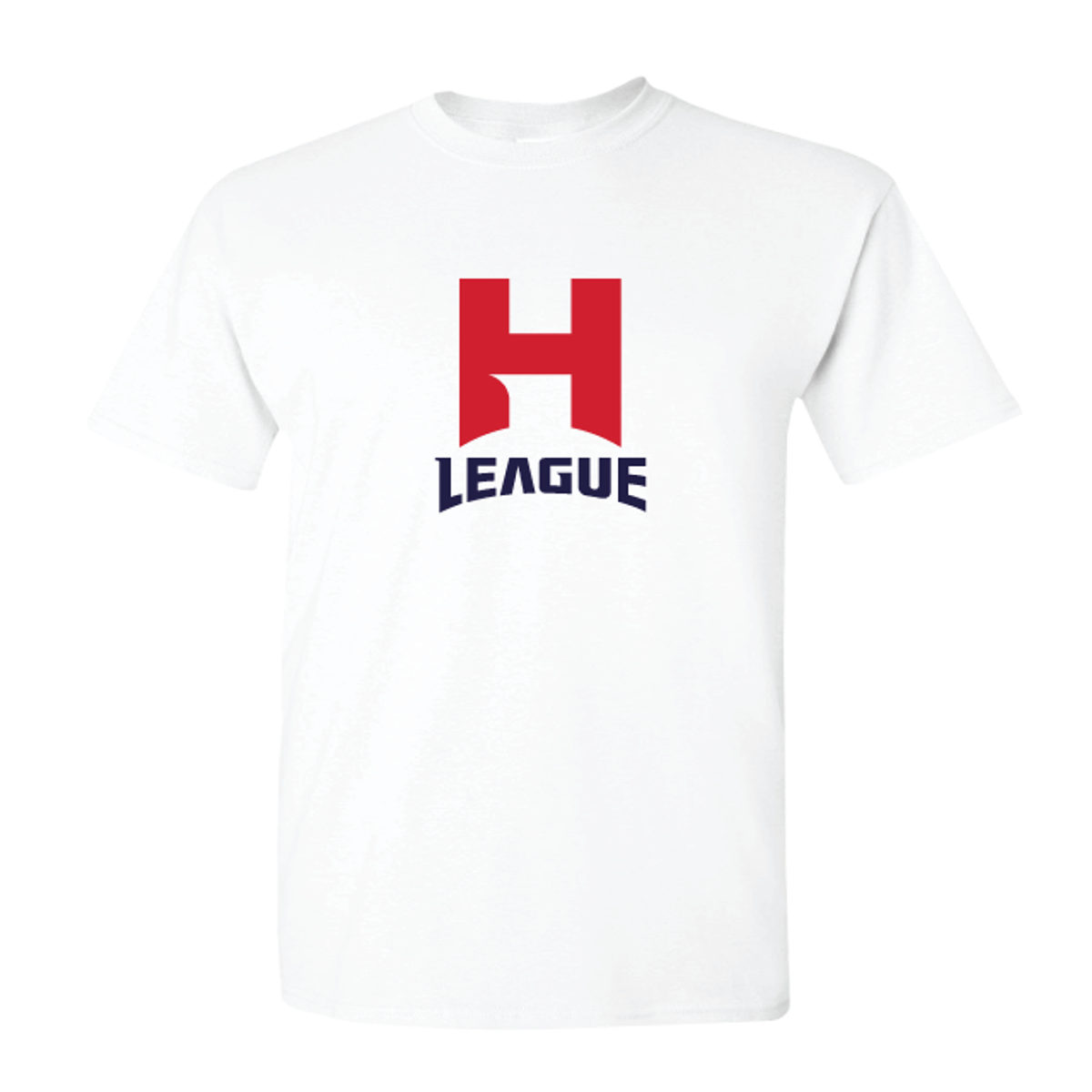 H리그(H LEAGUE) 화이트 로고 반팔티셔츠
