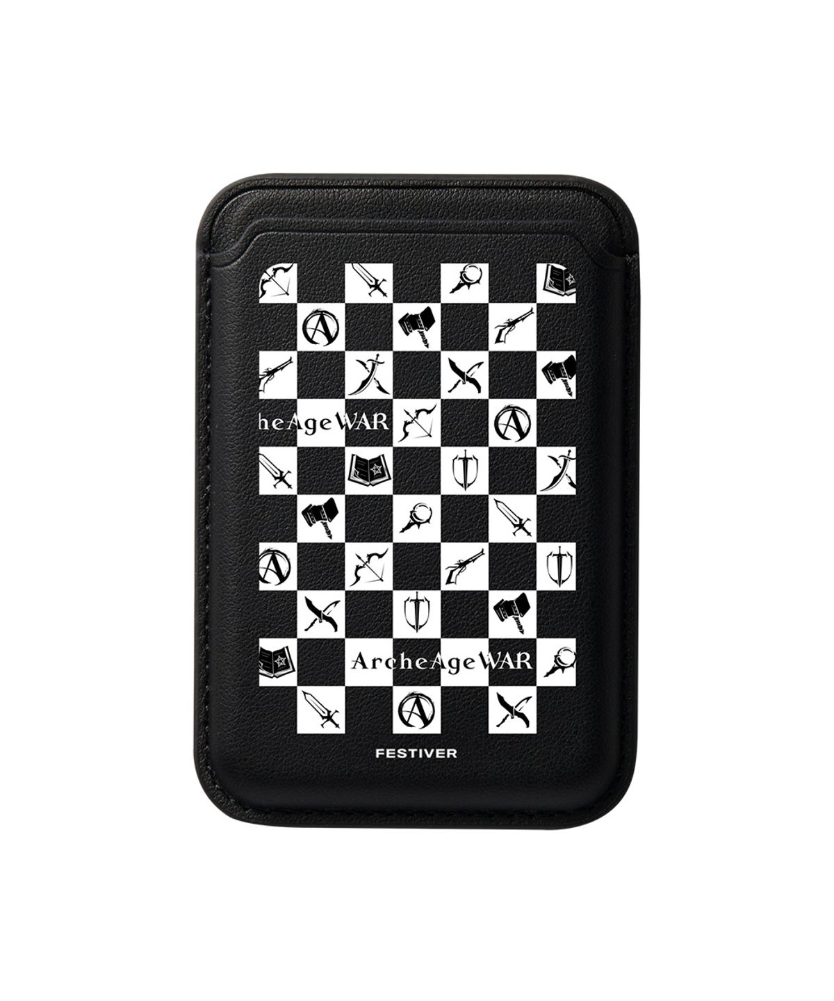 페스티버(FESTIVER) 아키에이지 워 체커보드 맥세이프 카드 지갑