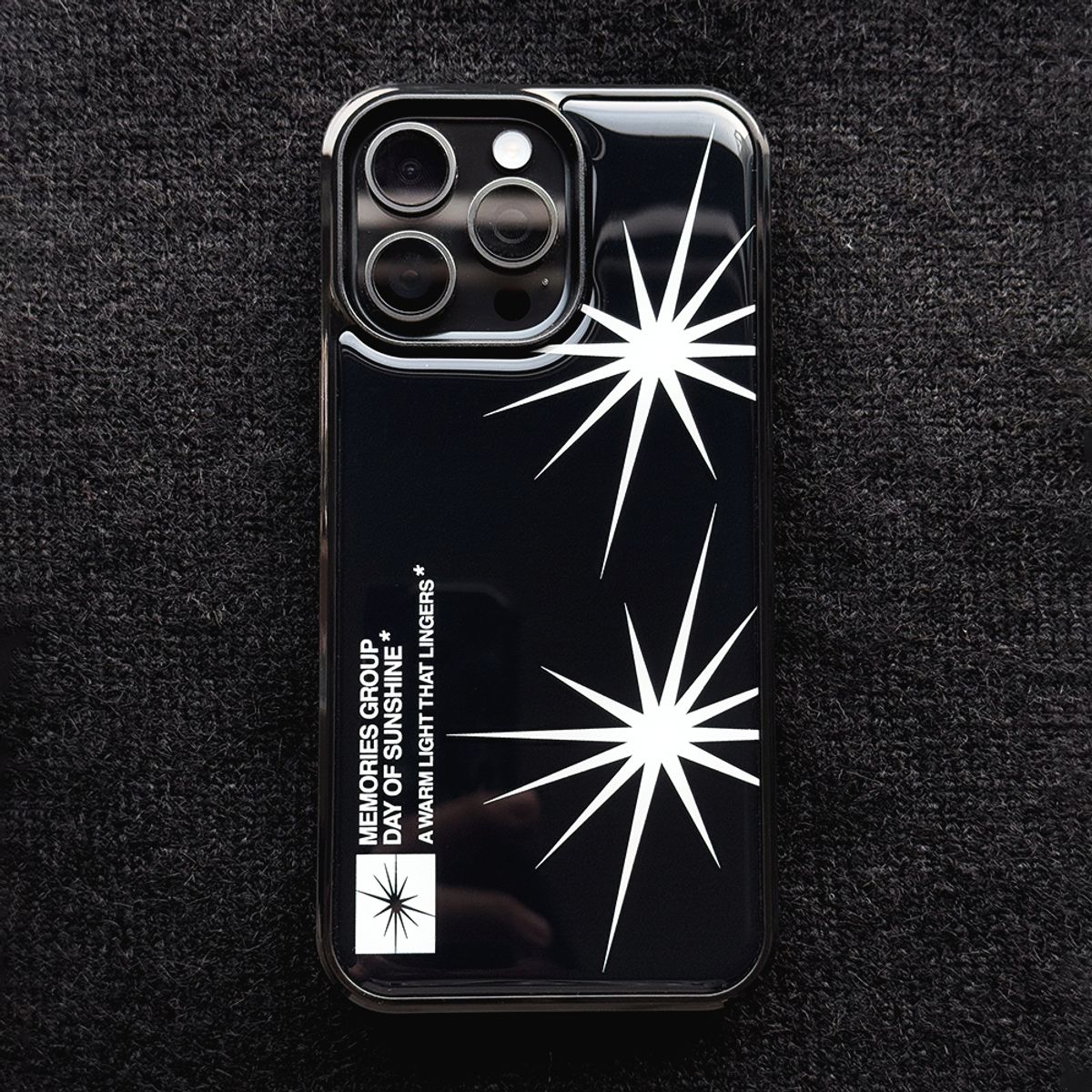 메모리즈바운더리(MEMORIESBOUNDARY) Radiant Days Graphic Phone Case (Epoxy_BK)