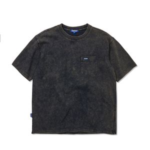 인디고 틴워싱 포켓 반팔티 브라운_FR2KT32U