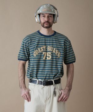 [TRAILWEAR] 인디고 스트라이프 링거 티셔츠 인디고_FR2KT81U