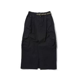 CN 하이웨이스트 투턱 H라인 스커트 블랙_FR2WS61F