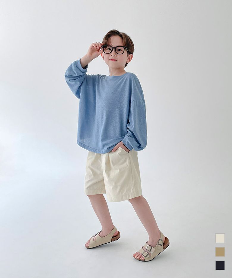 투데이 핀턱 우븐 팬츠