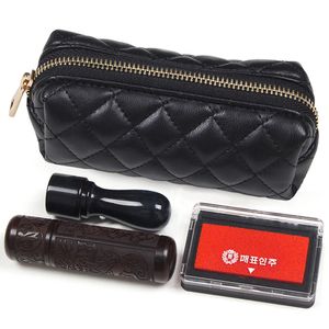 오플 도장지갑 스템프 케이스