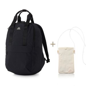 수지 백팩 M - EBONY BLACK_스트랩 폰 파우치 GIFT