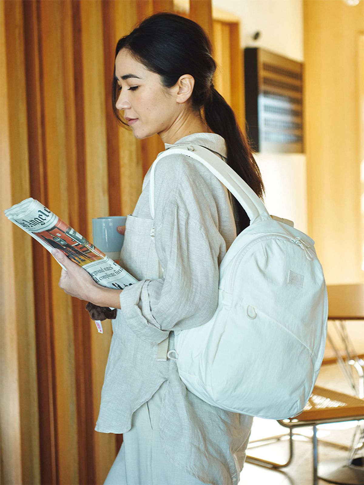 그레고리(GREGORY) 수지 백팩 S - IVORY WHITE (UD665002)