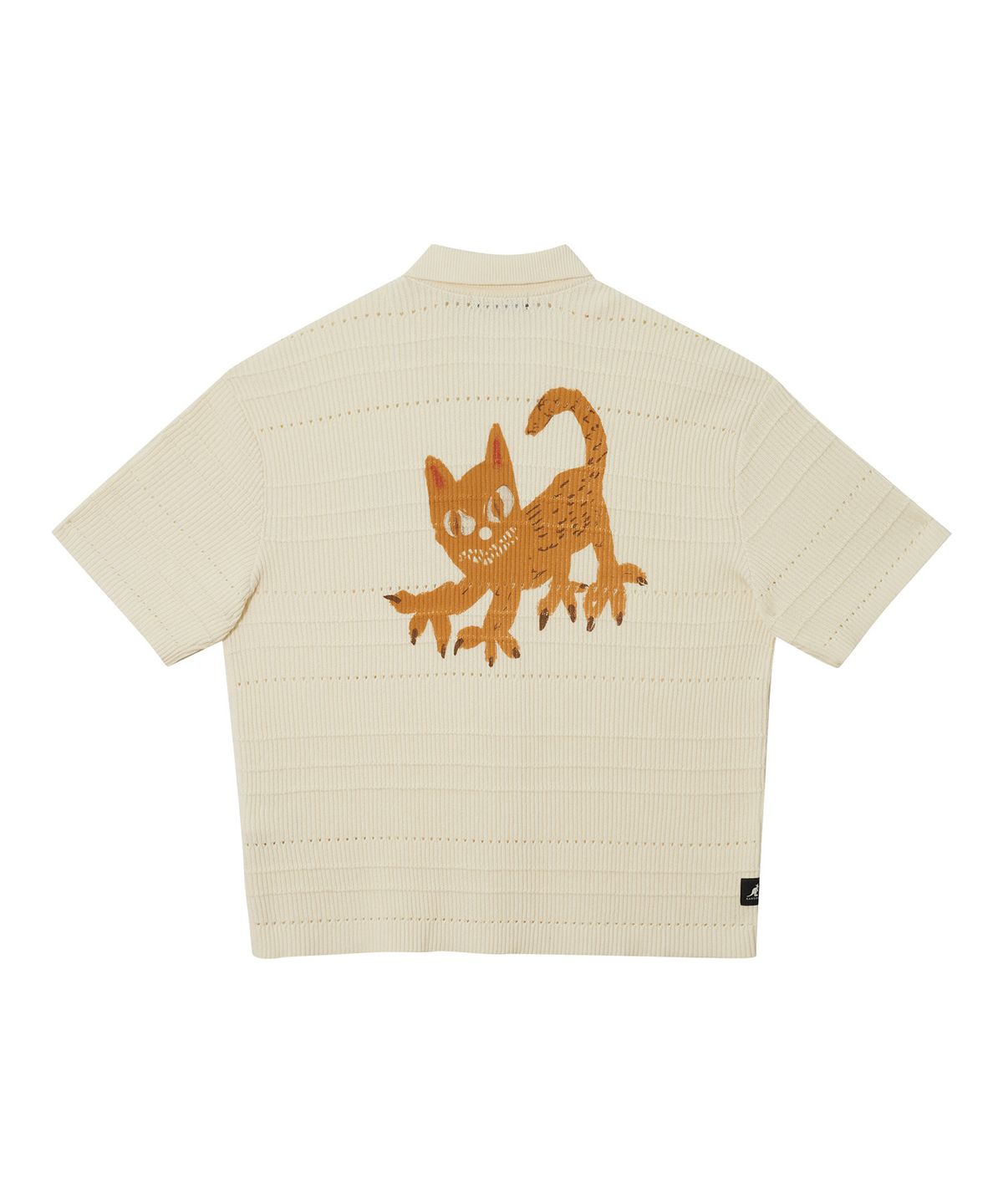 캉골(KANGOL) iscream 크로셰 셔츠 1903 아이보리