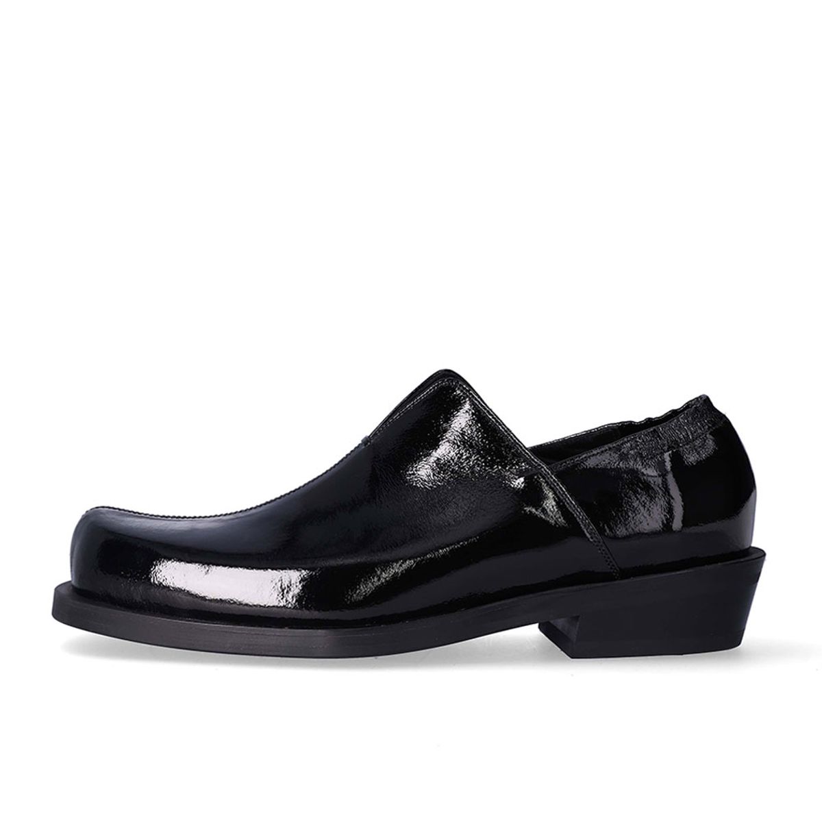누스미크(NUOSMIQ) NUJAN Slip-Loafers Patent Black