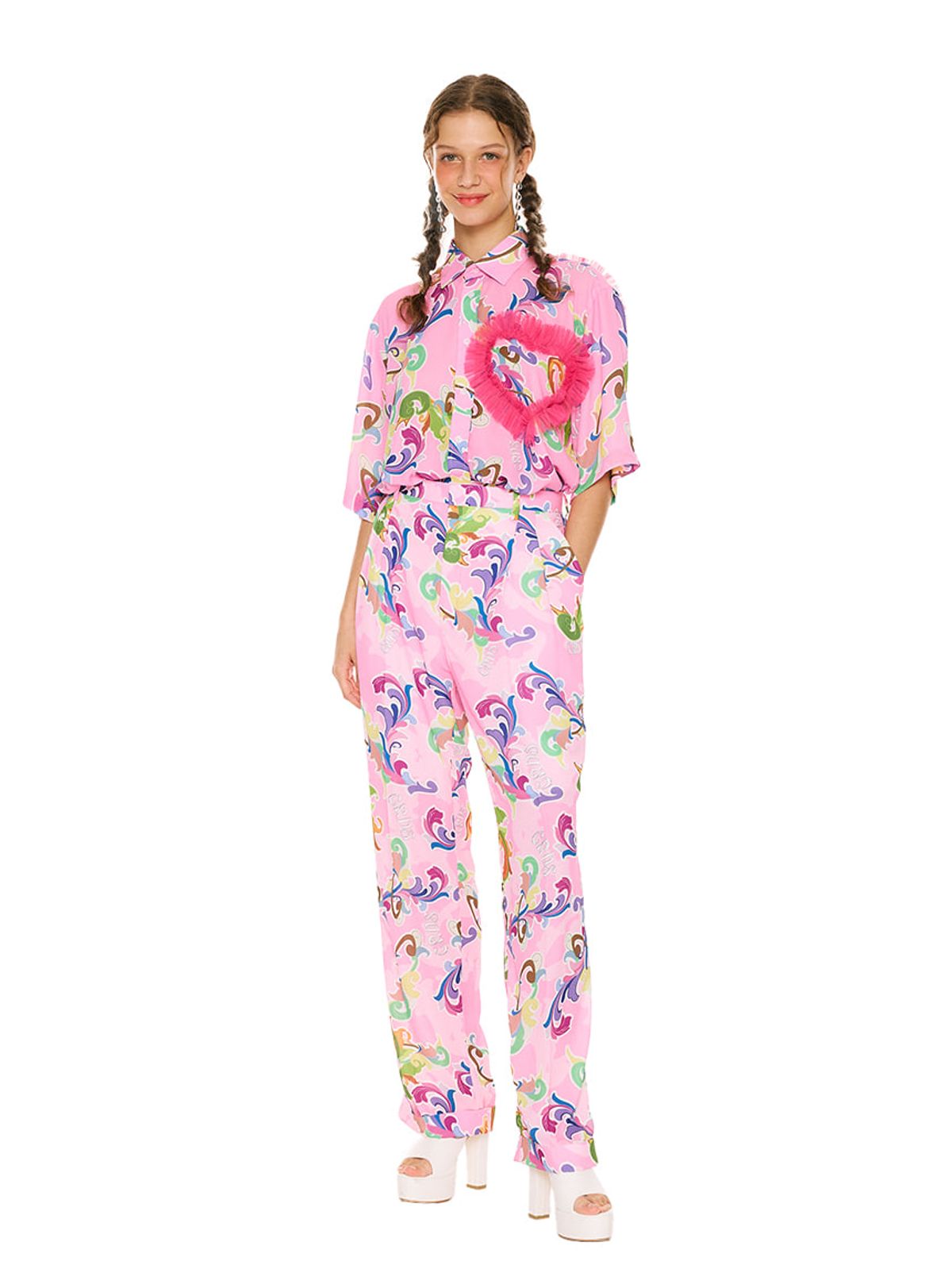 그리디어스(GREEDILOUS) Baroque Art Nouveau Pants