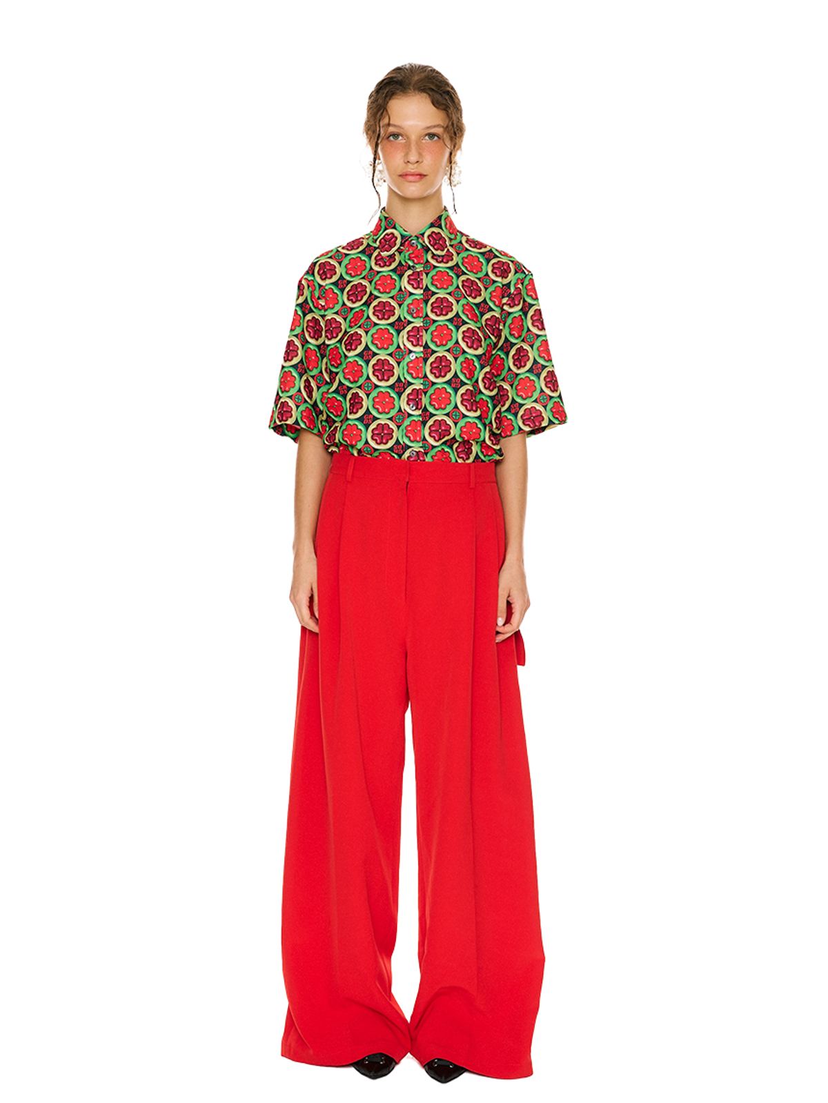 그리디어스(GREEDILOUS) Red Pocket Pants