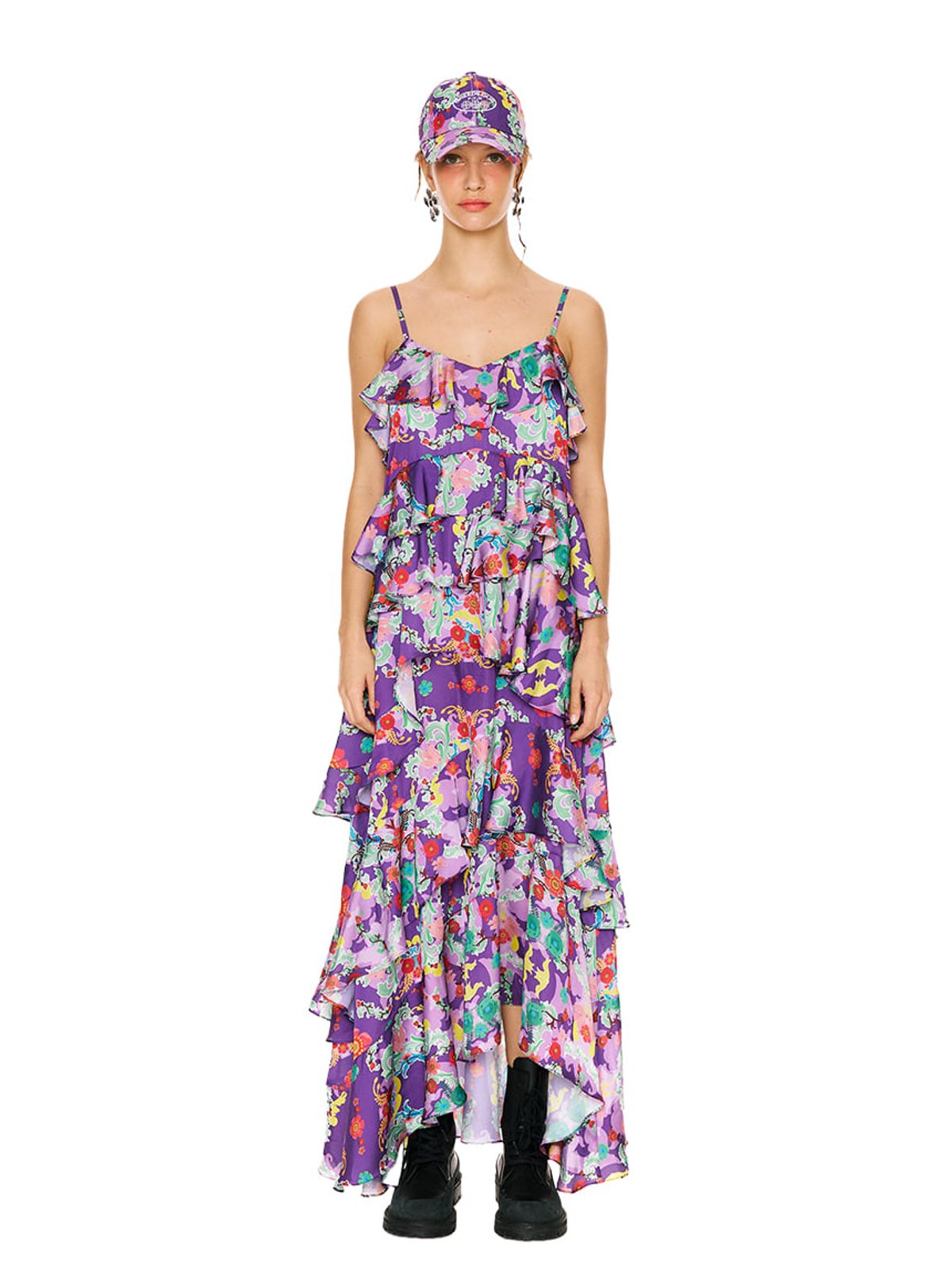 그리디어스(GREEDILOUS) Baroque Art Nouveau Sun Dress