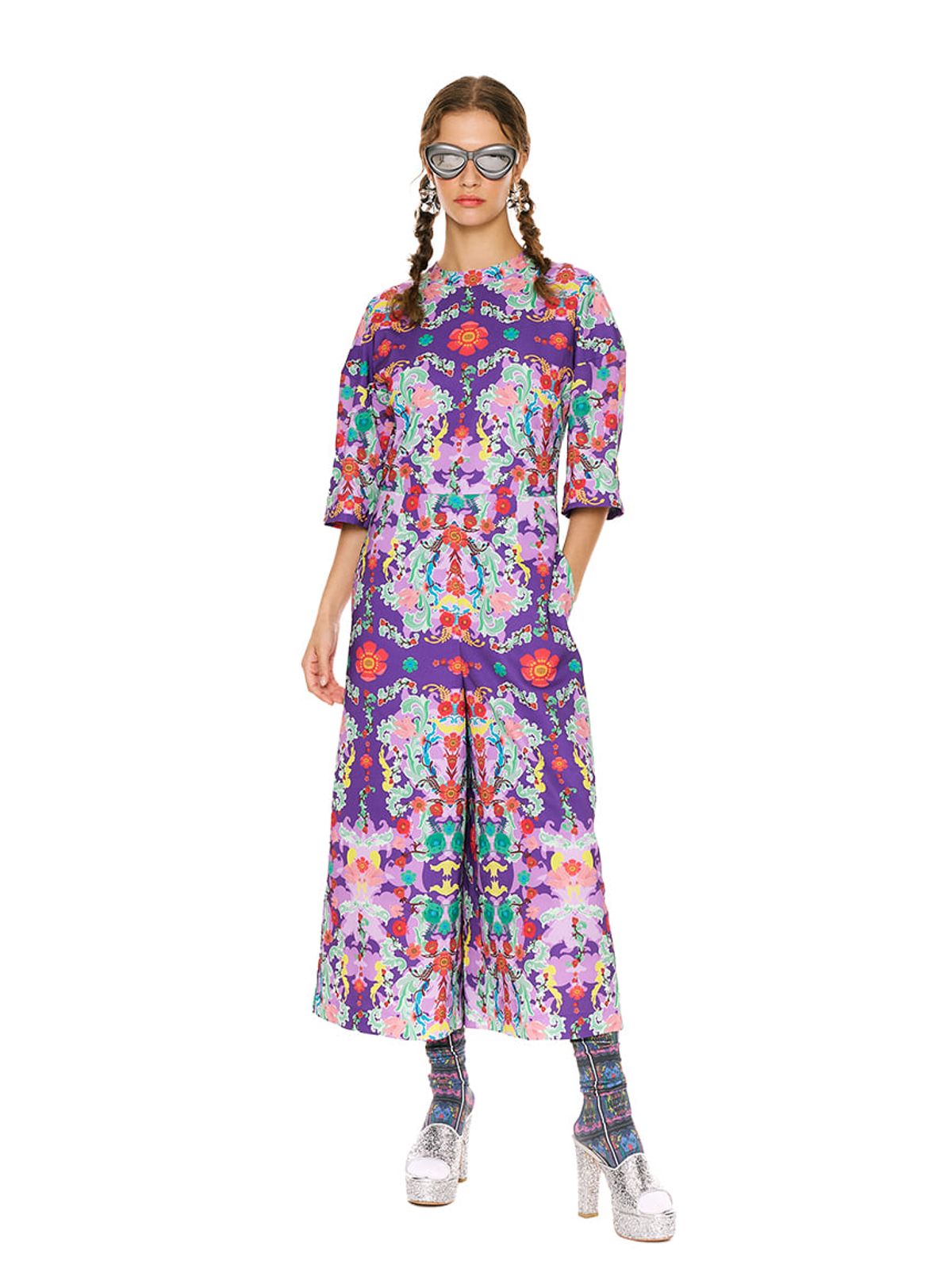 그리디어스(GREEDILOUS) Baroque Art Nouveau Maxi Dress