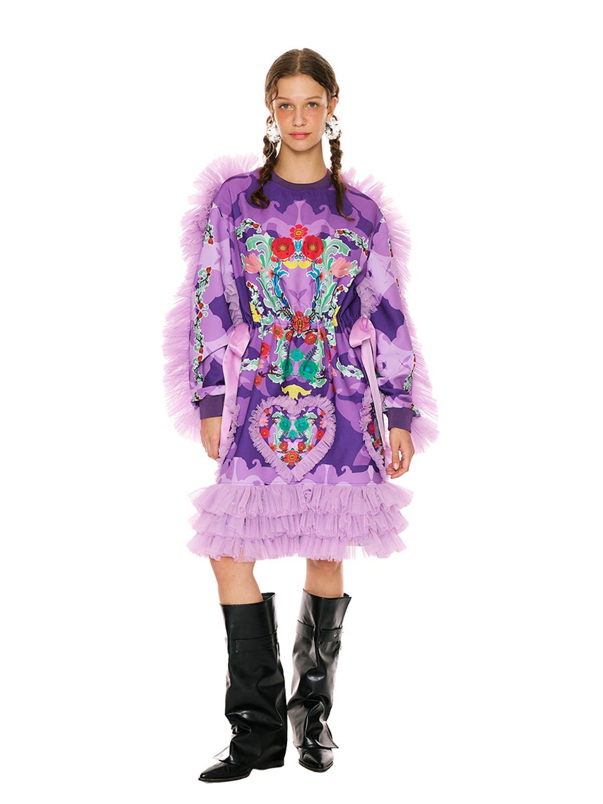 그리디어스(GREEDILOUS) Baroque Art Nouveau Heart Dress