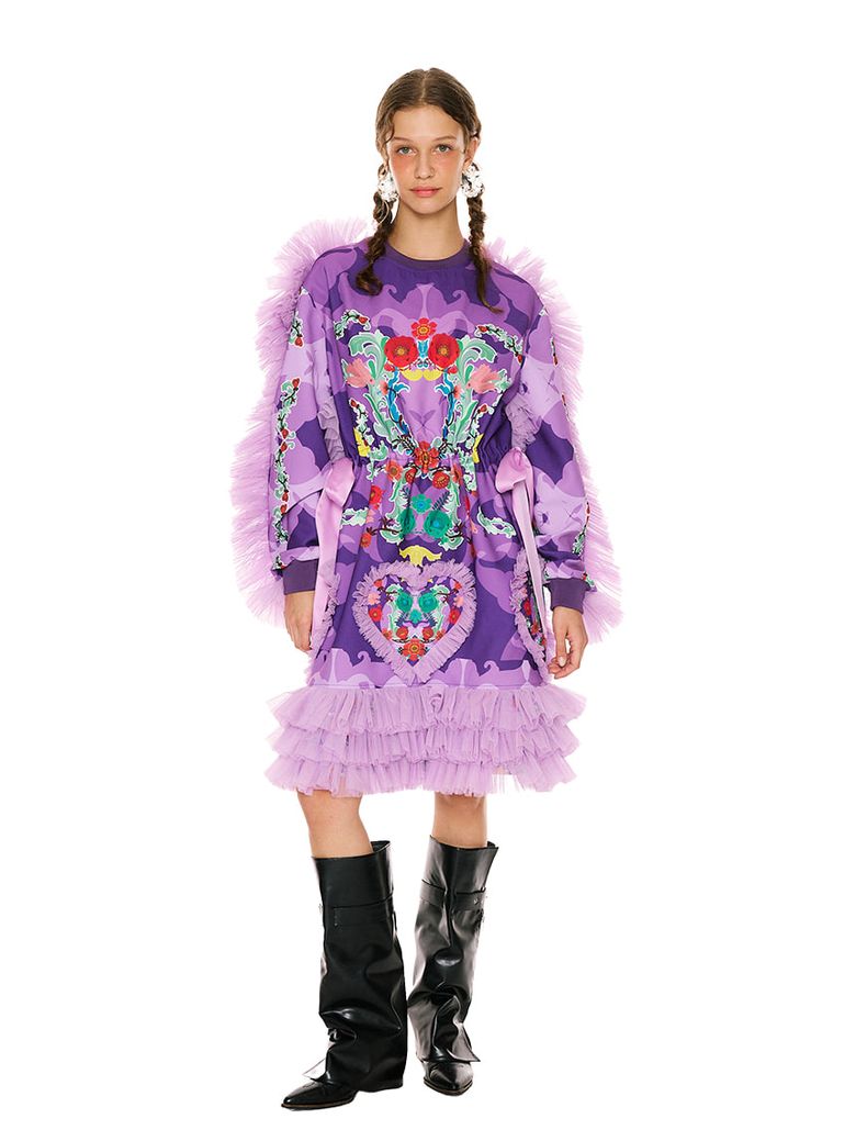 Baroque Art Nouveau Heart Dress