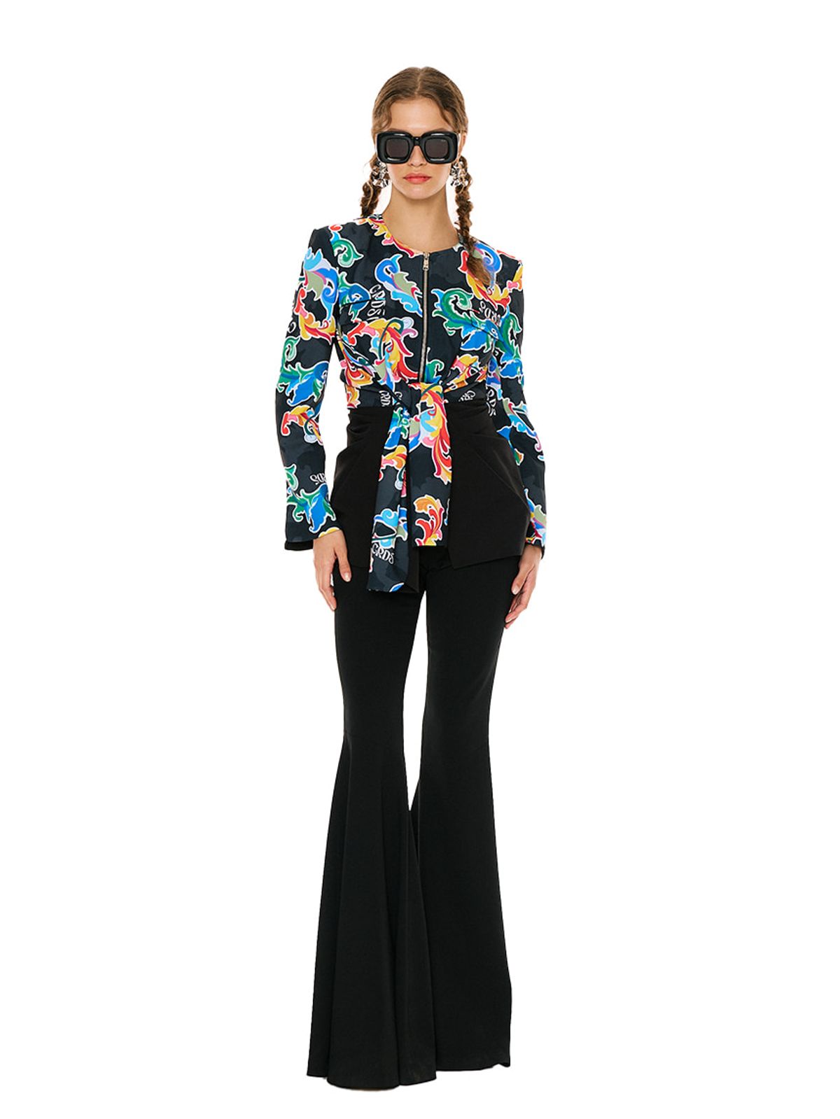 그리디어스(GREEDILOUS) Multi Art Nouveau Layered Sleeve Jacket