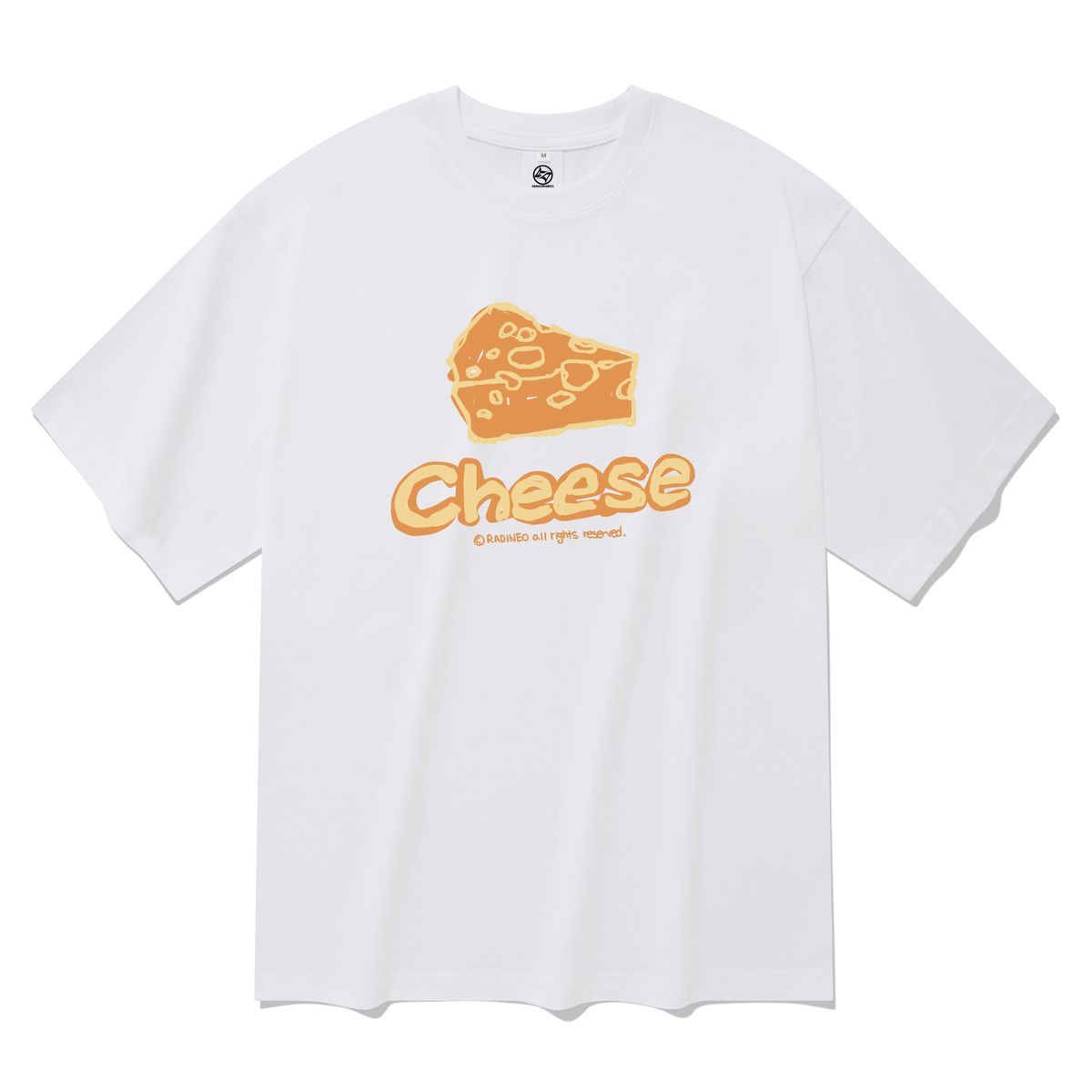 라디네오(RADINEO) 치즈 반팔 티셔츠 화이트