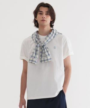 스몰 C 로고 티셔츠 White