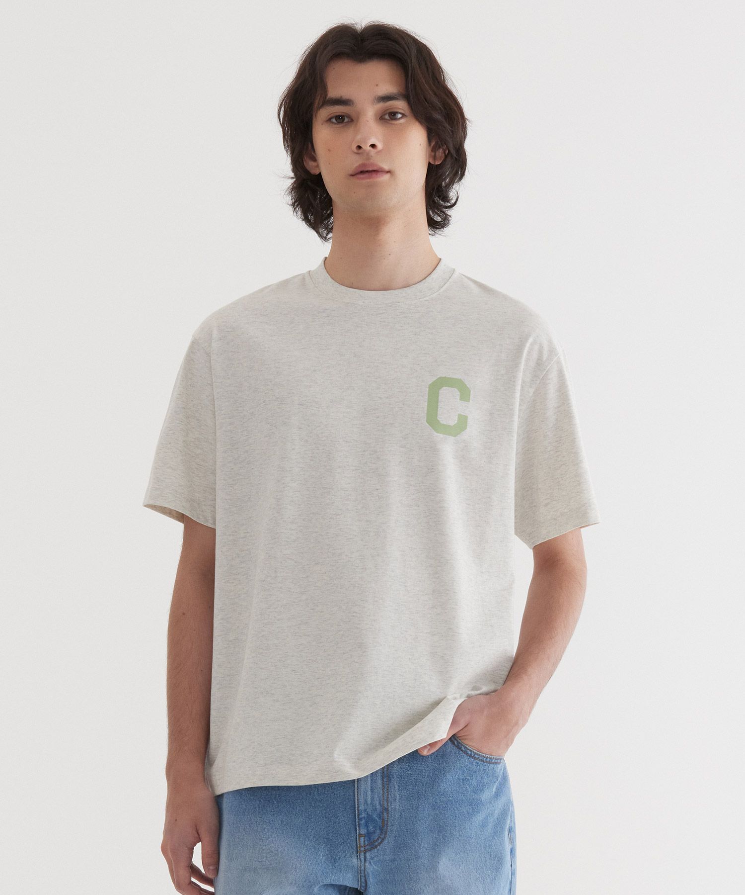 Tシャツ・カットソー COVERNAT Cool Cotton C Logo T-Shirt Oatmeal MUSINSA | COVERNAT Cool Cotton C Logo T-Shirt Oatmeal