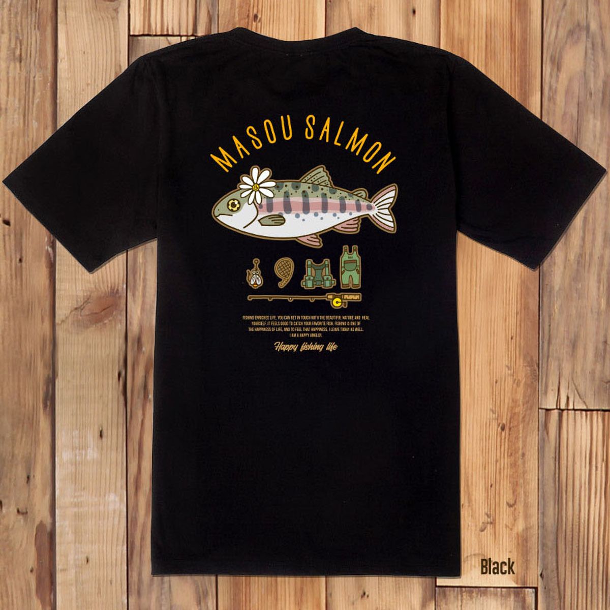 돌돌(DOLDOL) FICO_tshirts-250 피코앵글러 낚시 브랜드 산천어 디자인 티셔츠 반팔티