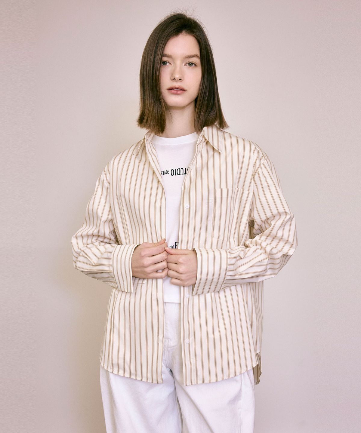 포베레(FOVERE) Uri shirt_beige