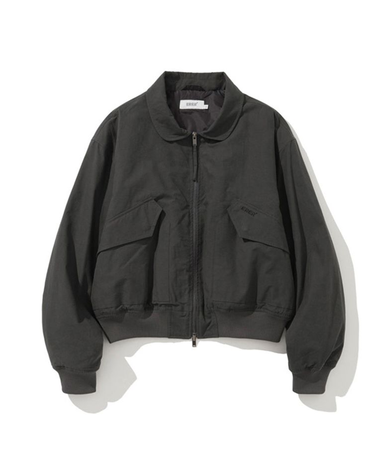 Washed Bomber Jacket Black