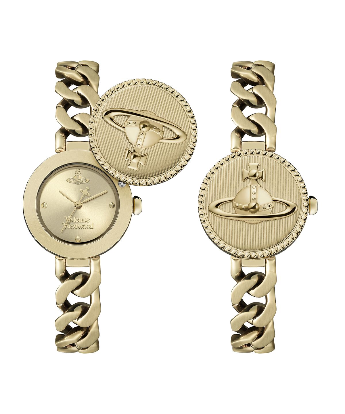 비비안 웨스트우드 시계(VIVIENNE WESTWOOD WATCH) Orb Button VV323CPGD