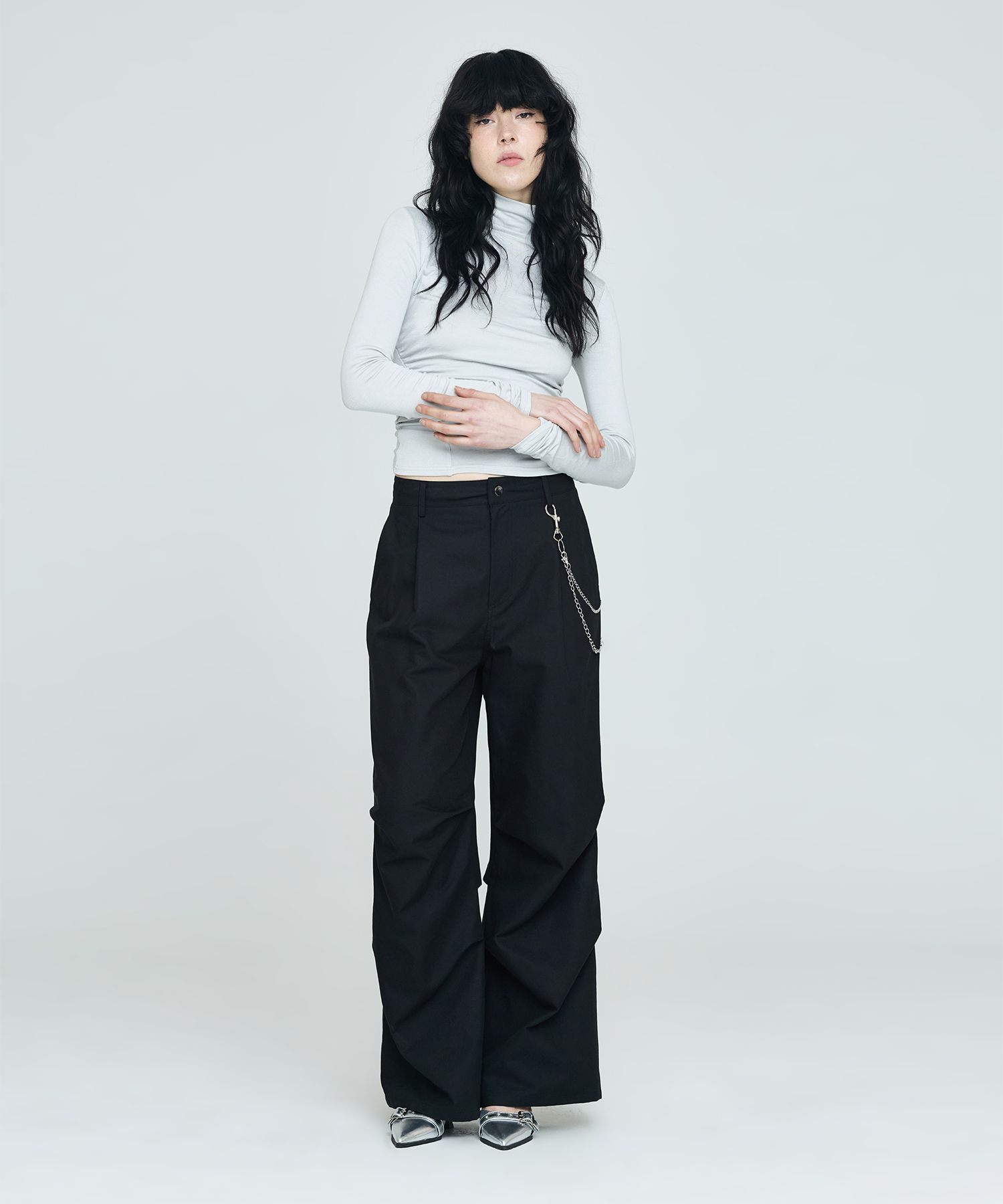 [INSTANTFUNK] COTTON LINE PANTS /追跡付 INSTANTFUNK] COTTON LINE PANTS /追跡付 (INSTANTFUNK/パンツ