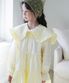 [키즈] 러플 셔츠 원피스_엘로우