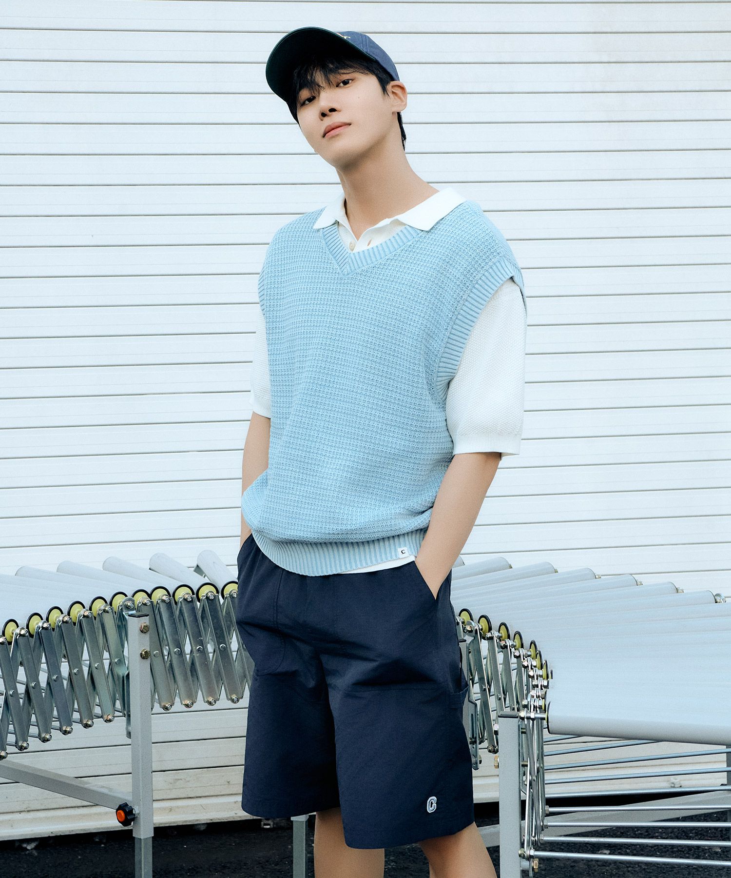 COVERNATのStone-washed knit vest 全3色 MUSINSA | COVERNAT Stone Washed Knit Vest Charcoal