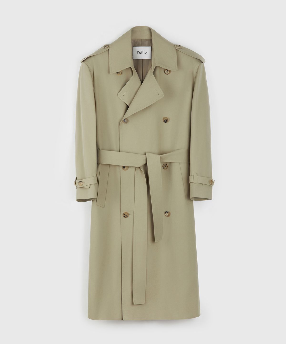 타일레(TAILLE) PIGALLE OVER TRENCH COAT BEIGE