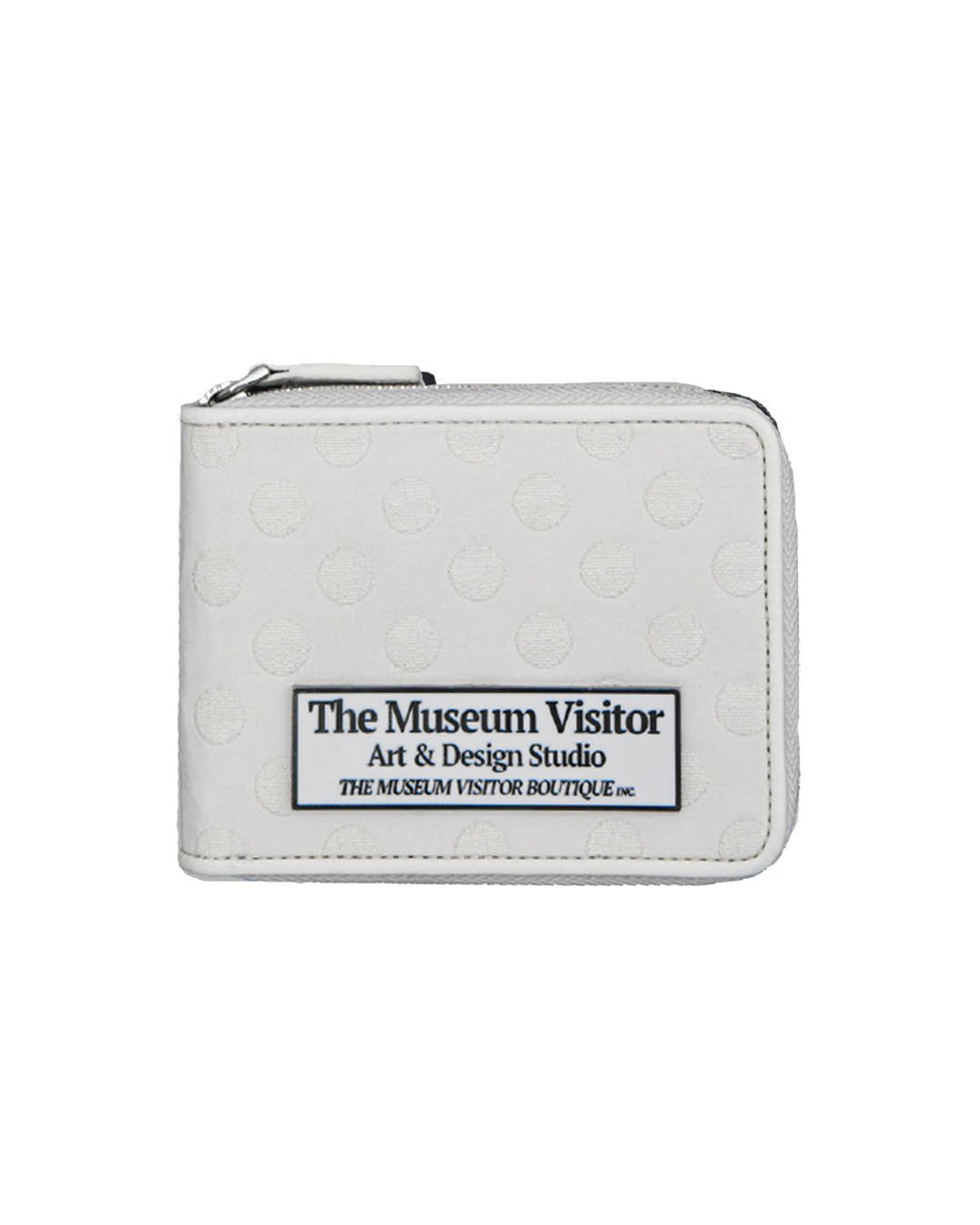 더뮤지엄비지터(THEMUSEUMVISITOR) DOT EMBROIDERY WALLET (IVORY)